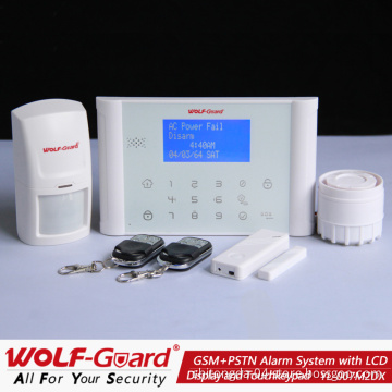 Yl-007m2dx PSTN&GSM Smart Home Alarm Wireless Multi-Language Security Alarm Call Control GSM Alarm System